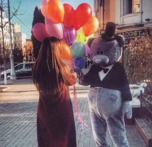 Мишка на встречу