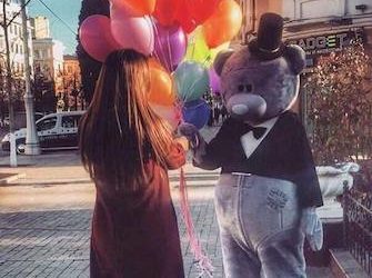 Мишка на встречу