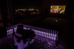 крыша с кинотеатром