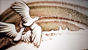 роскошное песочное шоу «Романтика»