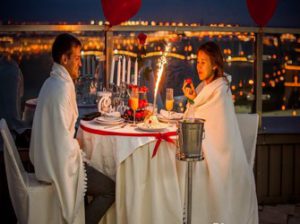 ужин на терассе с номером