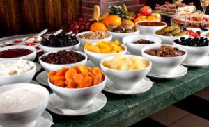 питательный завтрак «Шведский стол»